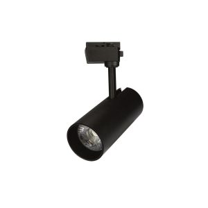 foco negro orientable carril monofásico luz neutra 30W F30