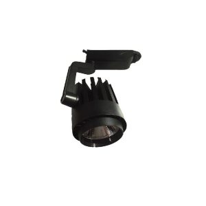 foco negro orientable carril monofásico luz cálida 30W H307