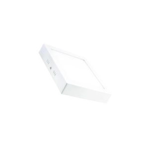 Plafón Cuadrado Superficie Sensor 18W CCT Blanco
