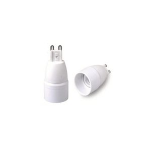 Adaptador G9 a E14 Blanco
