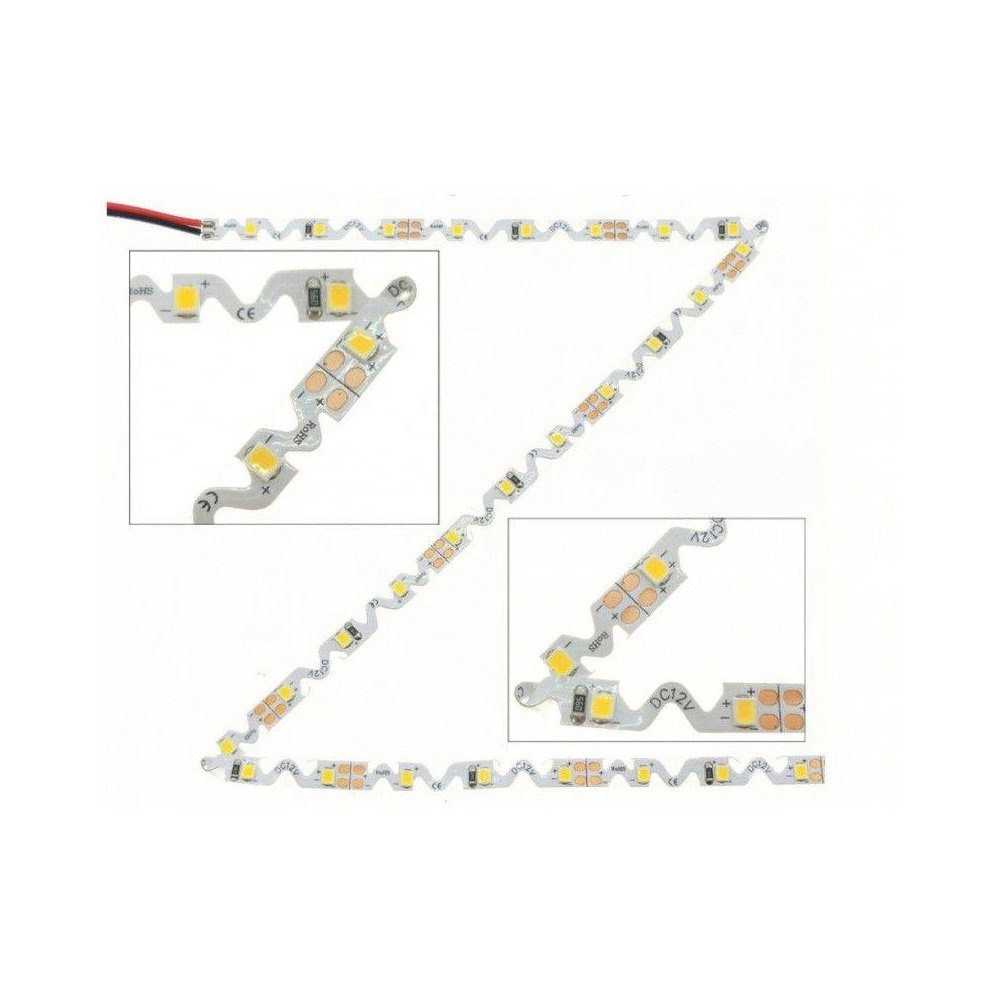 Tira LED Flexible 12V Troquelada Luz fría Flexible