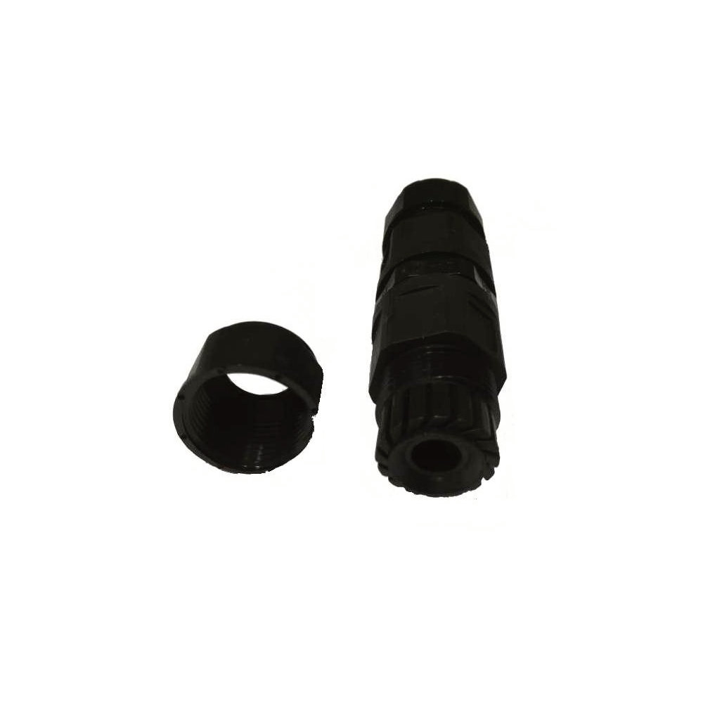 Prensaestopas Negro Exterior 88mm Frontal