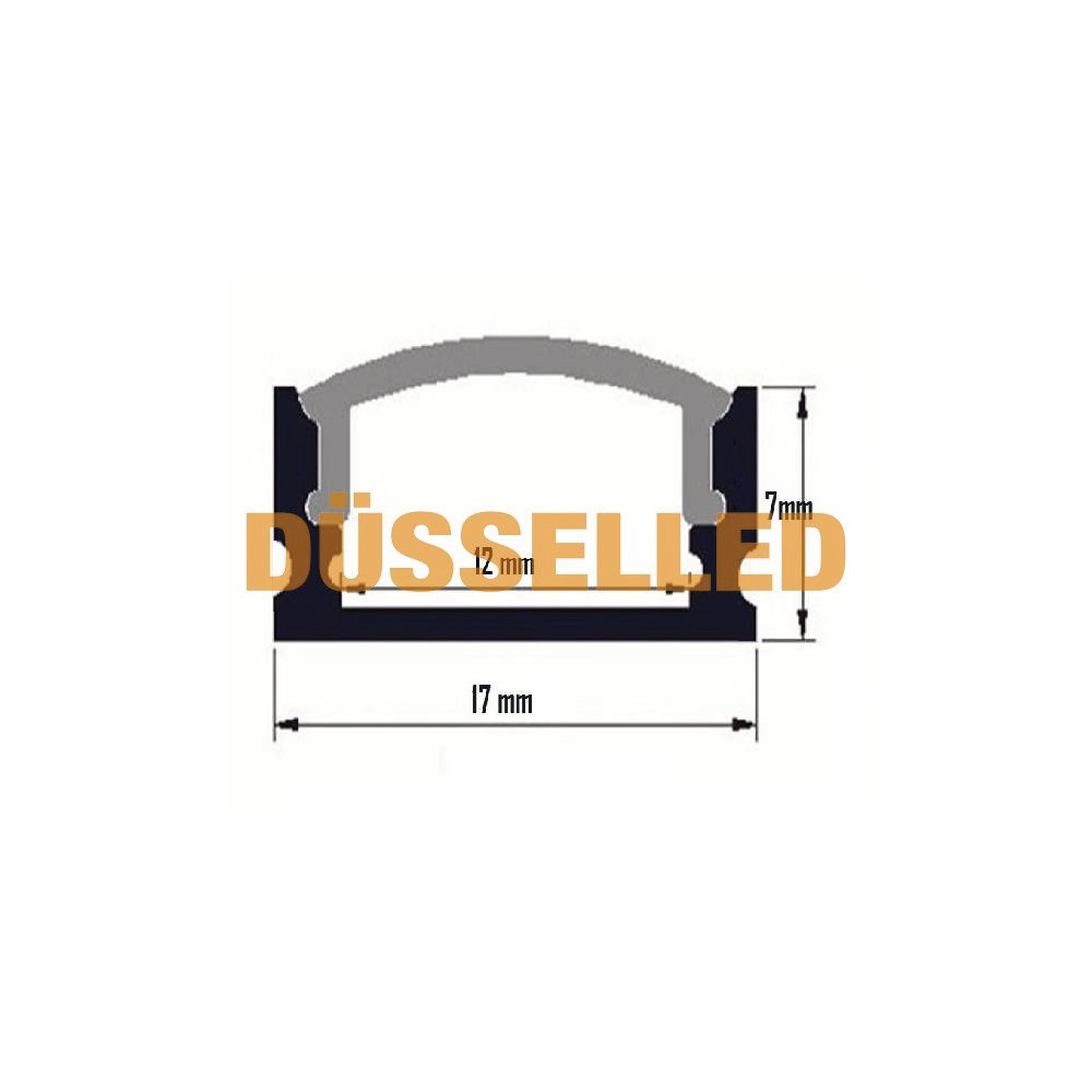 Perfil Aluminio Superficie Medida