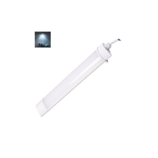 Pantalla Estanca Eco 120cm Blanco Luz fría