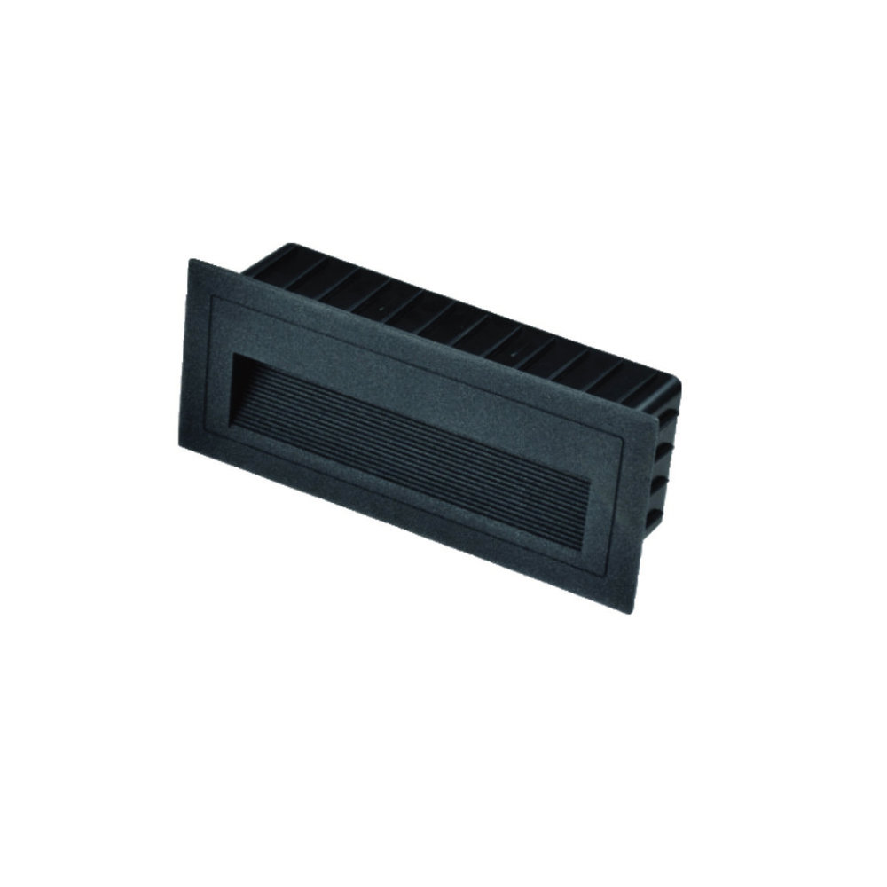 Aplique Exterior Rectangular 10021-SI Luz neutra Perfil