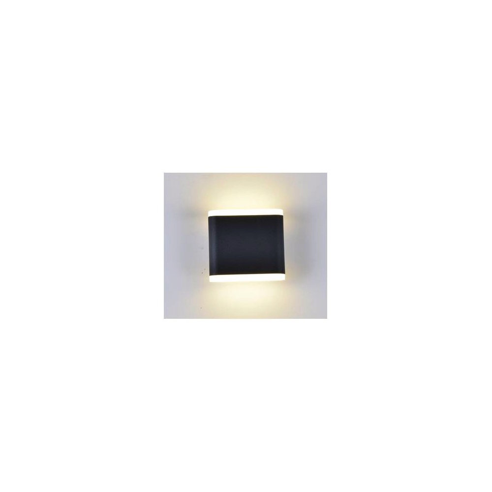 Aplique Exterior Cuadrada 6108 Luz neutra Encendido