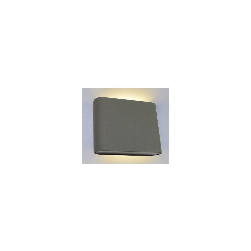 Aplique Exterior Rectangular 2701 Luz neutra Encendido