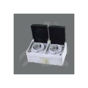 Enchufe Doble Superficie Exterior