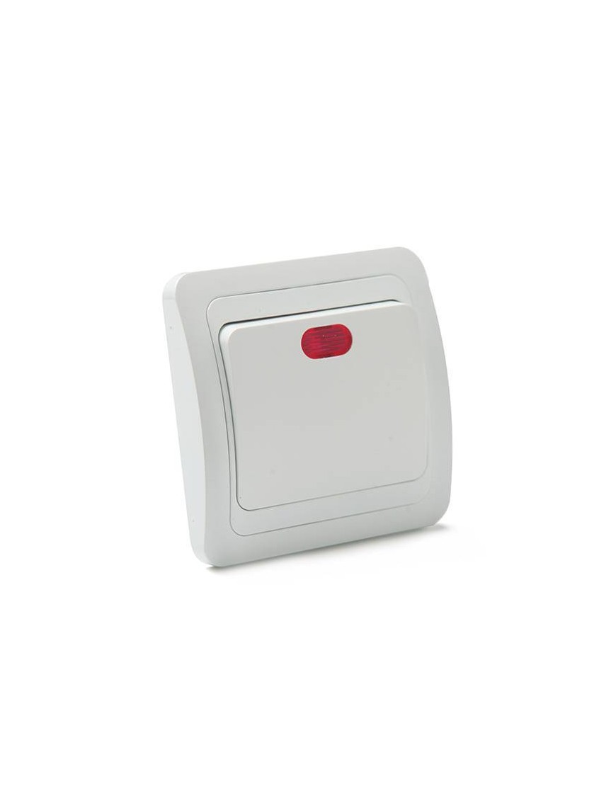 Interruptor Simple Luz Blanco