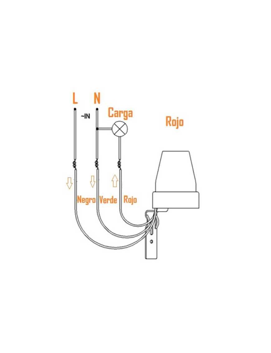 Sensor Luz Fotocelular Carga