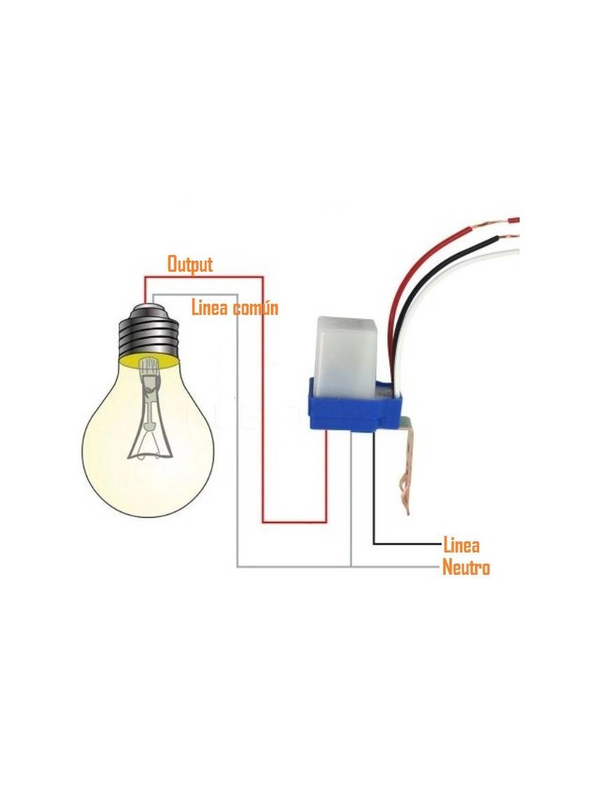 Sensor Luz Fotocelular Instalación