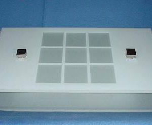 Plafón 2762 Cuadrado Cristal