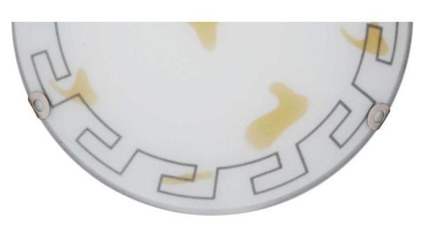 Aplique 3475W1 Semi Redondo Rústico