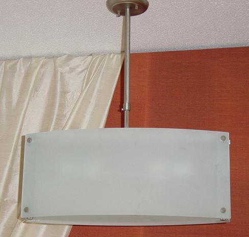 Lámpara Colgante 6035-4 Rectangular Cristal 60W Bombilla E27