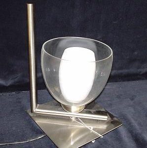 Lámpara de mesa 023-T Cuadrada Blanco Bombilla G9