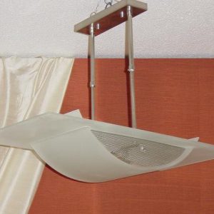 Lámpara Colgante MD06-R Rectangular Cristal 150W