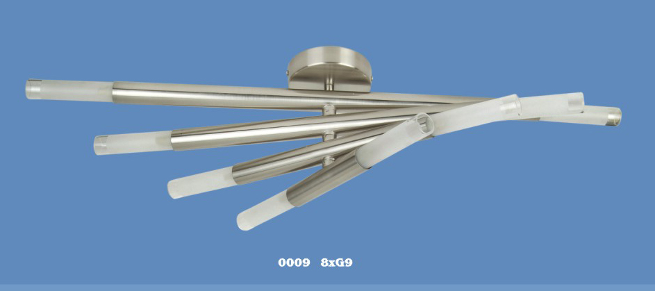 Aplique 0009 Redondo Cristal Bombilla G9