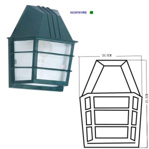 Aplique Pared Exterior 2076 Medida