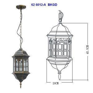 Lámpara Exterior Colgante 6012-A Medida