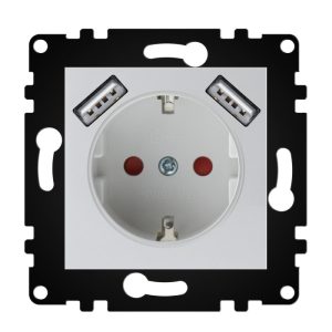 Enchufe Empotrable con USB