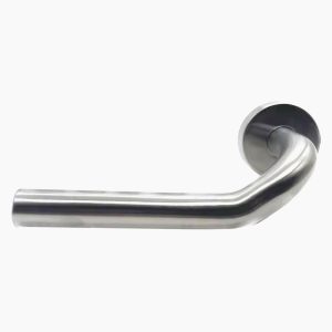 Juego de 2 Manillas para interior y exterior de Puerta Inox Acero